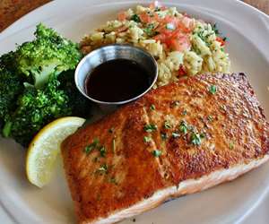 salmon entree