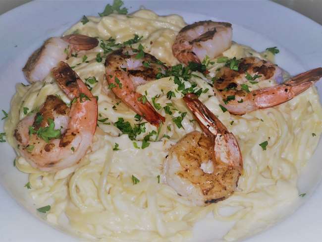 SHRIMP ALFREDO